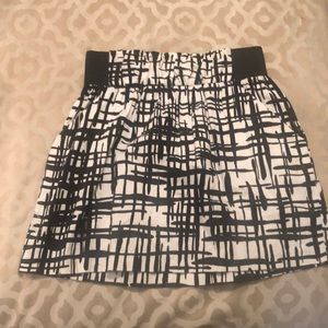 Black and white skirt